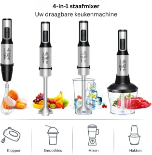 CLVP Staafmixer Set Zilver