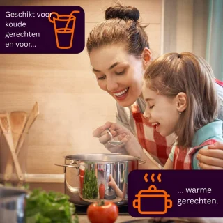 CLVP Staafmixer Set Zilver