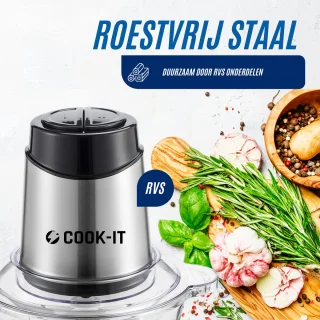 COOK-IT Hakmolen Elektrisch 2L 500W