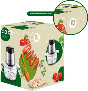 COOK-IT Hakmolen Elektrisch 2L 500W