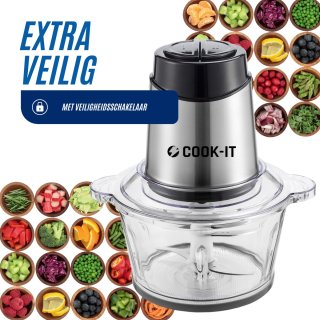 COOK-IT Hakmolen Elektrisch 2L 500W
