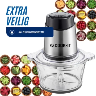 COOK-IT Hakmolen Elektrisch 2L 500W