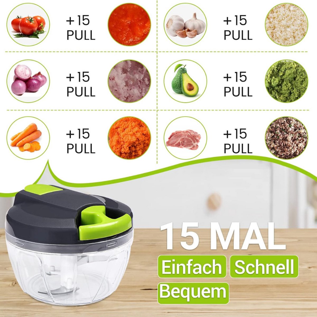 Wat vinden we goed aan de CRLYN Chopper Hakmolen Electrisch Transparant