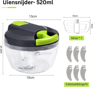 CRLYN Chopper Hakmolen Electrisch Transparant