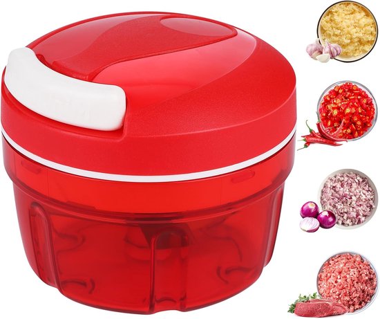 Crrynuo Uiensnijder Mini — snelle, handmatige hakhulp voor elke keuken