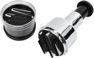 Dailygoods Onion Chopper handmatige hakmolen zilver