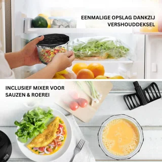 DailySupplies® Chopper Hakmolen Zwart