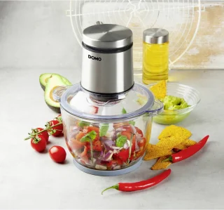 DOMO Master Chopper DO9244MC hakmolen 1.4L 400W wit/zilver