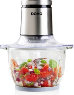 DOMO Master Chopper DO9244MC hakmolen 1.4L 400W wit/zilver