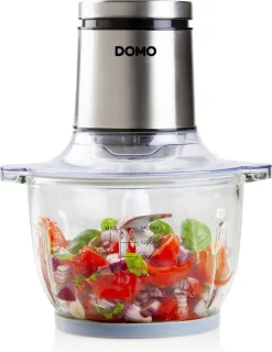 DOMO Master Chopper DO9244MC hakmolen 1.4L 400W wit/zilver