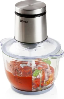 DOMO Master Chopper DO9244MC hakmolen 1.4L 400W wit/zilver