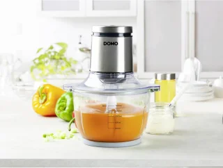 DOMO Master Chopper DO9244MC hakmolen 1.4L 400W wit/zilver