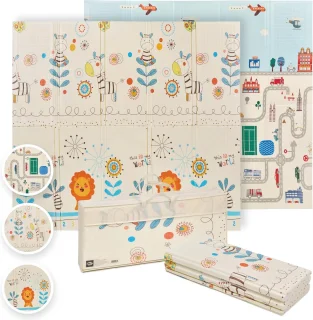 Dubbelzijdige Baby Speelmat 180 x 200 cm