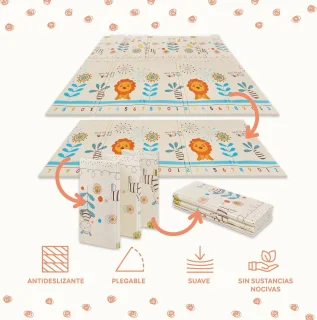 Dubbelzijdige Baby Speelmat 180 x 200 cm