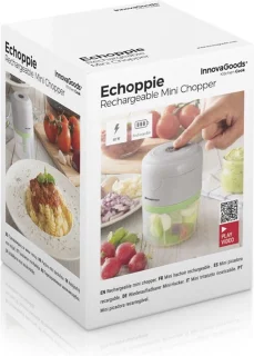 Echoppie InnovaGoods Minisnijder Oplaadbaar Draagbaar