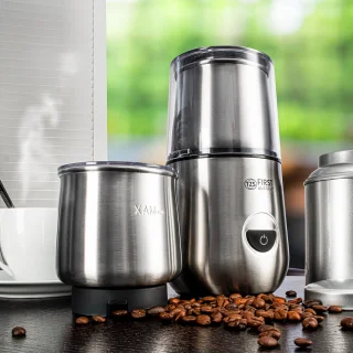 Elektrische 2-in-1 Koffiemolen en Melkopschuimer 100g/100ml