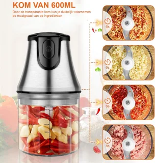Elektrische Foodprocessor - Keukenhakker