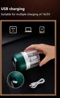 Elektrische Groentesnijder 2-in-1 Oplaadbaar 30W 250ml Groen