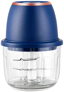 Elektrische groentesnijder - blauw