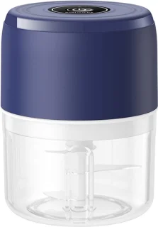 Elektrische groentesnijder - blauw