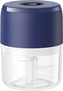 Elektrische groentesnijder - blauw