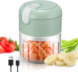 Elektrische groentesnijder - groen - 250 ml - ABS