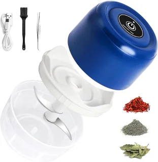 Elektrische Groentesnijder Mini Eiklopper Blauw 30W 250ml Draadloos