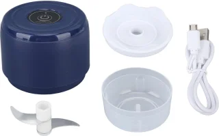 Elektrische Groentesnijder Mini Eiklopper Blauw 30W 250ml Draadloos