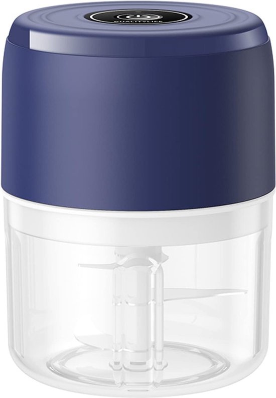 Elektrische Groentesnijder Mini Eiklopper Blauw 30W 250ml Draadloos review