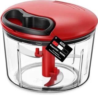 Elektrische groentesnijder - Rood - 800 ml