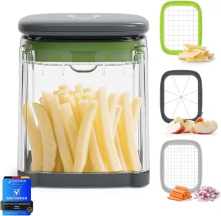 Elektrische groentesnijder transparant 700 ml