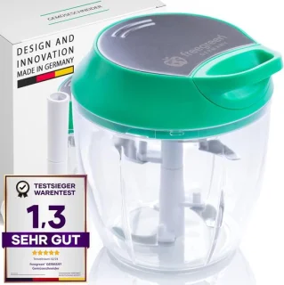Elektrische groentesnijder transparant 940 ml