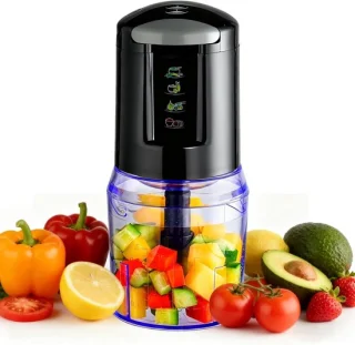 Elektrische groentesnijder wit 500 ml 300 W