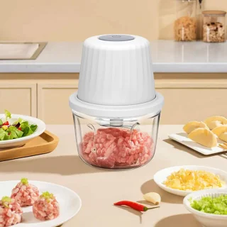 Elektrische Hakmolen 400ml - Wit