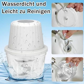 Elektrische hakmolen USB 400ml 6-messen Wit
