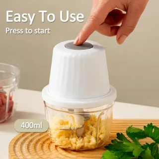 Elektrische knoflooksnijder 450 ml