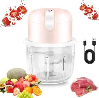 Elektrische mini-uiensnijder roze
