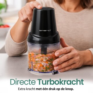 Wat vinden we goed aan de Emerio Hakmolen MC-132890 Zwart