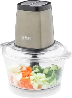 First Austria TZS Versnipperaar 500W 1,7L Glazen Container Zilver