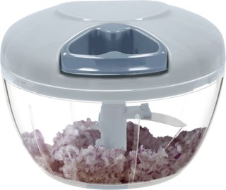 Wat vinden we goed aan de Funktion Minihakmolen 500 ml Donkerblauw/Lichtblauw