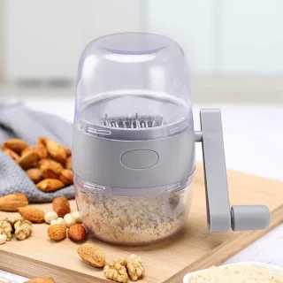 Grijs Handmatige Notenhakker Multifunctionele Keuken Hakselaar