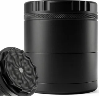 Grinder metaal 63mm - 4delig zwart