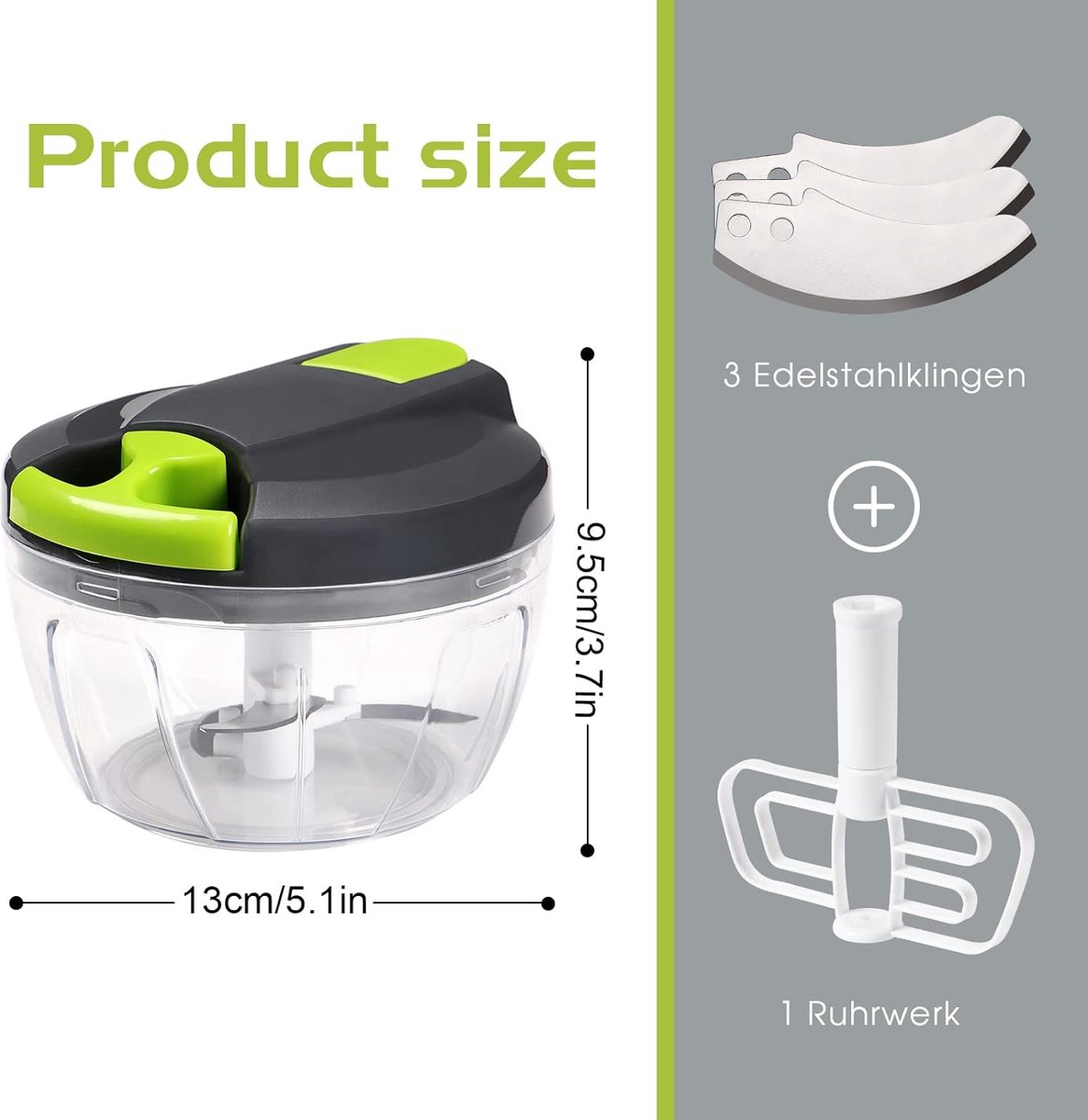 Wat vinden we goed aan de Groentehakker en Uiensnijder Handmatig Hakmolen