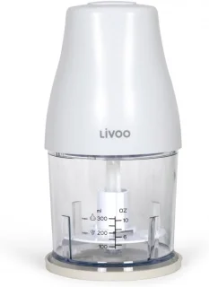 Hakmolen 300 ml - Mini Keukenmachine - Wit