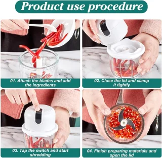 Hakmolen Food Processor Groentesnijder