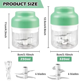 Hakmolen Food Processor Groentesnijder