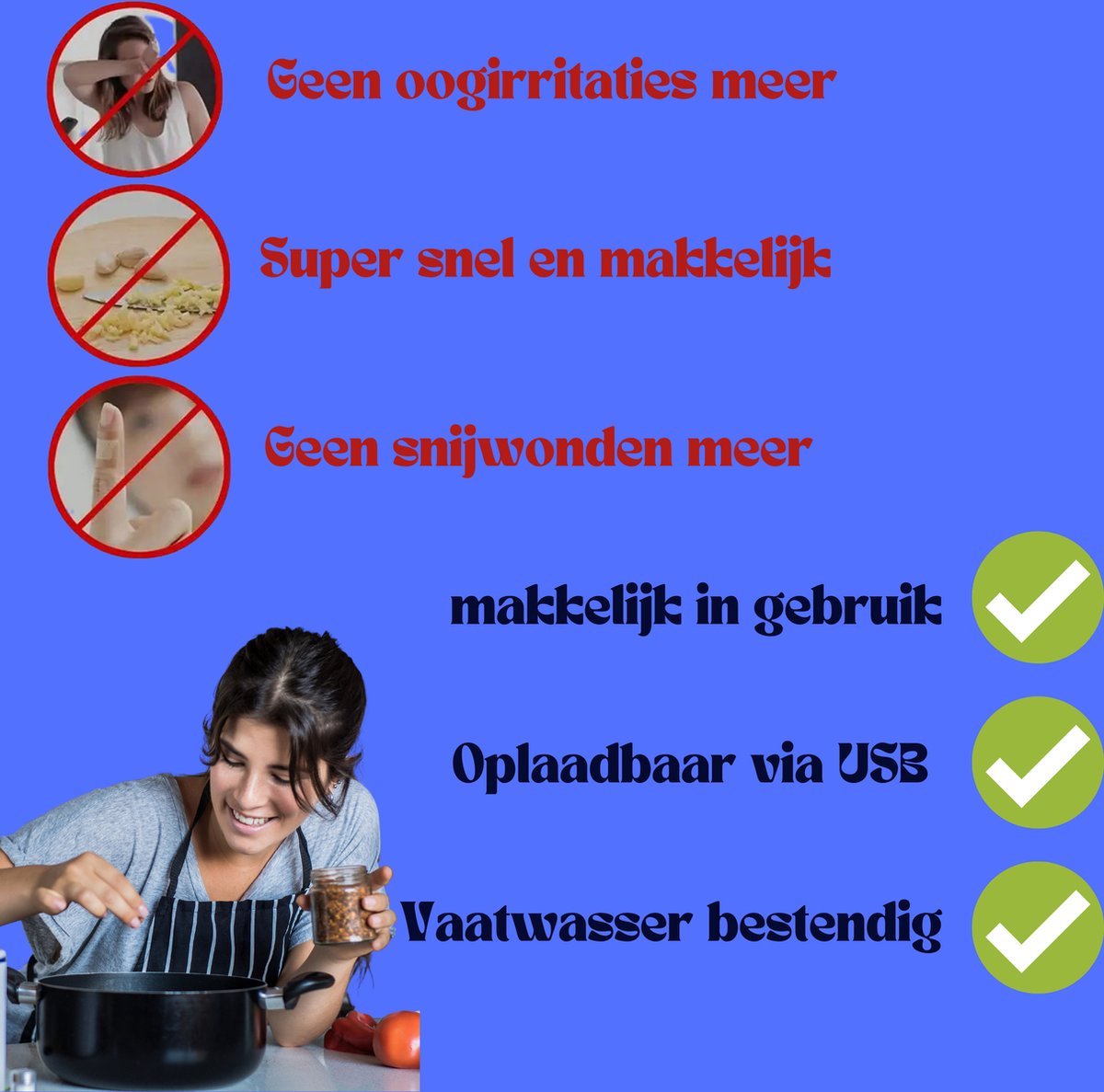 Wat vinden we goed aan de Hakmolen USB Oplaadbaar Mini 250ml Wit