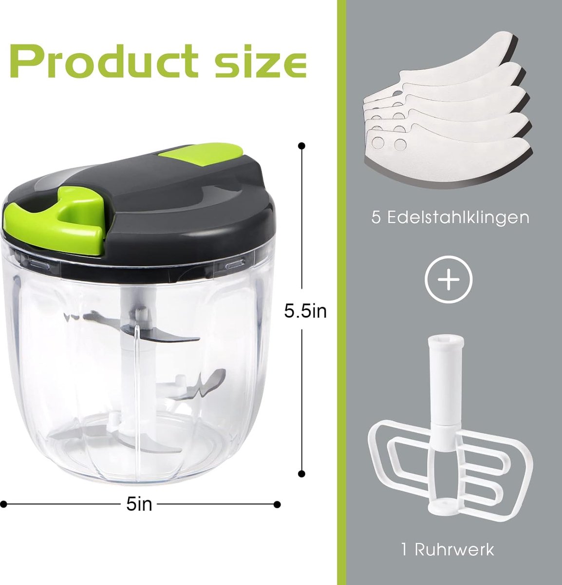 Wat vinden we goed aan de Handmatige Groente- en Uienhakker Hakmolen