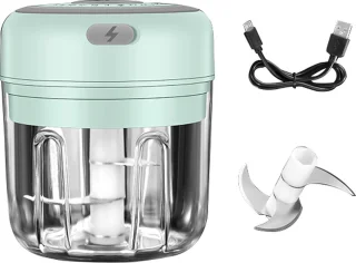 IMTEX Hakmolen Mini Elektrisch 250ml Groen