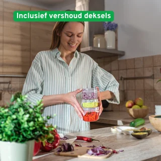 Keukenvriend © Hakmolen Set 350ml + 250ml + 100ml USB Oplaadbaar